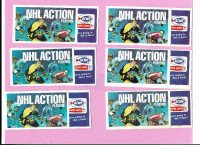 Vintage Hockey: 1974-75 Acme NHL Action Players (11 panel lot)