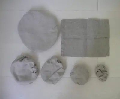 Ambatalia Linen Covers for Bowls (5), View more