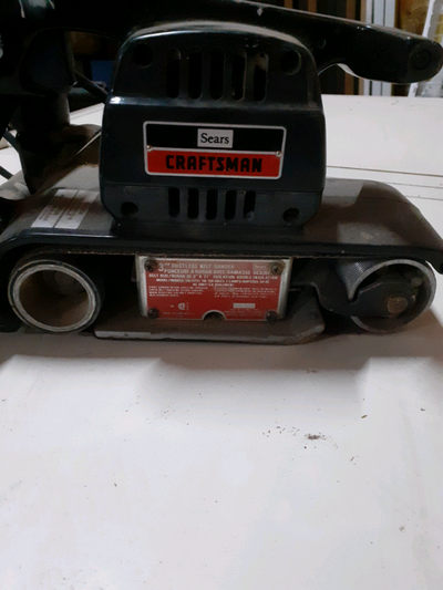 Craftsman 3" Dustless Belt Sander. READ AD, View more