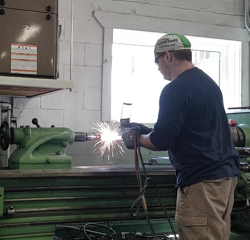 Superior Welding & BuildUp Surfaces through Thermal Spraying Welding