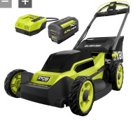 RYOBI 40V Brushless 20" Cordless Battery Walk Behind Push Mower