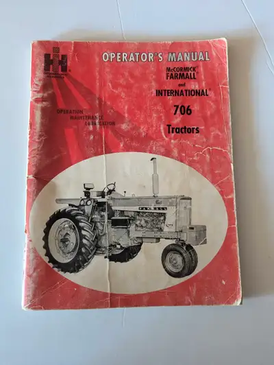international 706 operators manual, View more