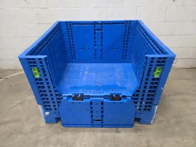 USED BULK CONTAINERS, PLASTIC BULK BOXES, COLLAPSIBLE BULK BINS, View more