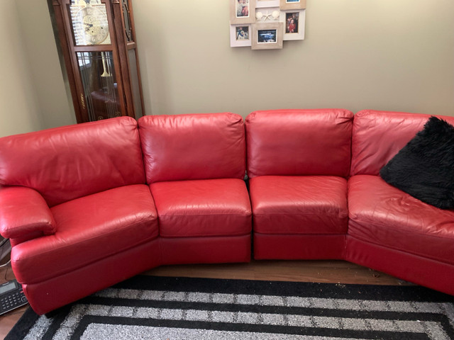 Leather Modular Couch  in Couches & Futons in Ottawa - Image 2