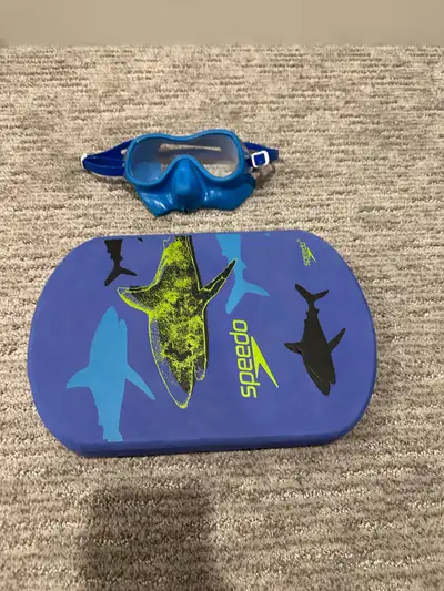 Kids Swim Board and Goggles, View more