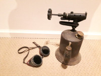 Antique Dunlap Blow Torch Blowtorch 2491 Industrial Steampunk