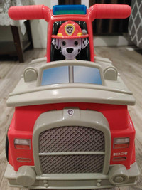 Paw patrol movie ride-on Fire truck.