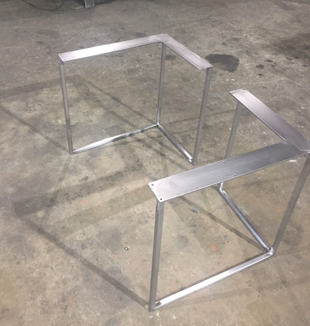 Heavyduty steel table legs and base for sale! in Coffee Tables in Mississauga / Peel Region - Image 3