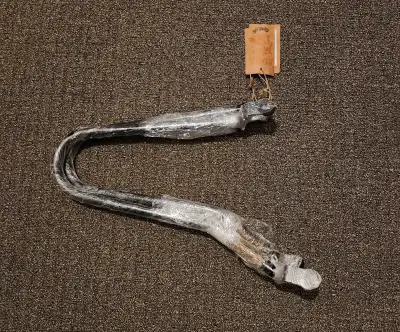 Brand new Pannier rails for 2002 to 2015 Triumph Bonneville, they came with a set of Panniers/saddle...