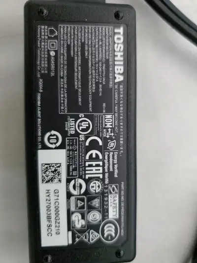 2 Laptop chargers - Toshiba and HP, View more