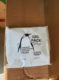 Gel packs New box of 50