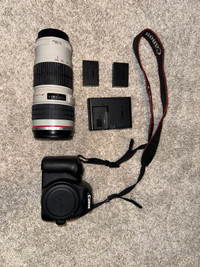 Canon SL3 with Kit Lens, 70-200mm F4