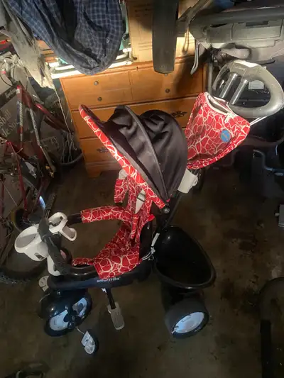 tricycle is like new $40 stroller is used but in good condition and great for winter months with big...