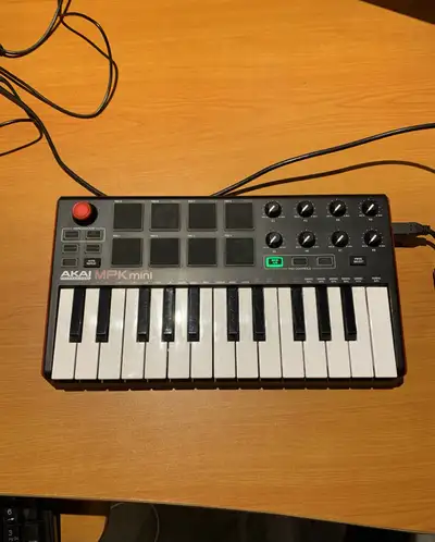 AKAI MPK Mini MK2 MIDI Keyboard Controller (Tested), View more