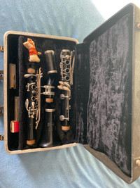 Bundy Clarinet with case and accessories.