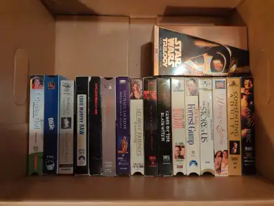 VHS Movie cassette tapes, View more
