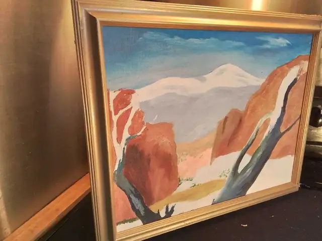 Framed Landscape Oil Painting in Arts & Collectibles in City of Toronto - Image 8