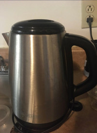 Stainless steel Black and Decker Kettle