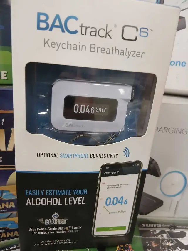 Brand new sealed Bac track C6 breathalyzer 