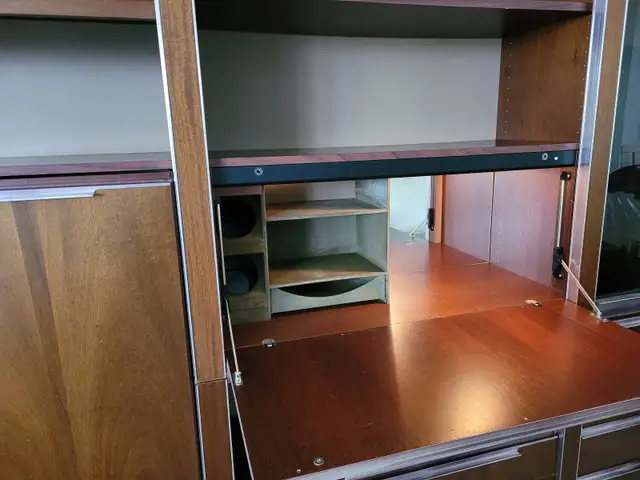 Multi-Purpose Wall Unit - Solid Mahogany in Bookcases & Shelving Units in City of Toronto - Image 4