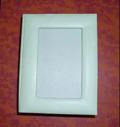 Orange Keepsake Box with Side Tie Ribbon that is 10"x12"x4.5" Green Photo Box is 5"x7.5" make an off...