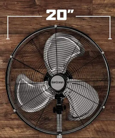 Hurricane Pro 20” Metal Fan, View more