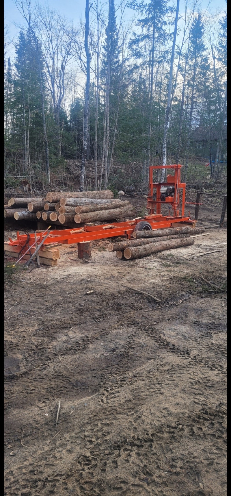 Sawmill. Portable. Homemade, on trailer. Power Tools Trenton Kijiji