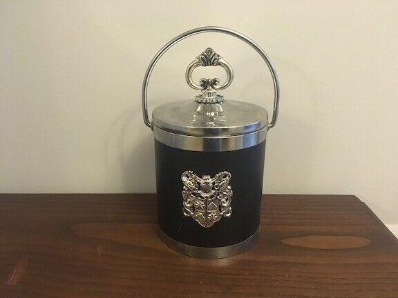 Retro Classix 70s Coat Of ARMS ICE BUCKET Stainless Steel Chrome in Arts & Collectibles in City of Toronto