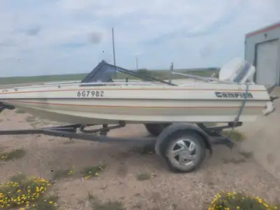 Campion boat, unsure on year. Bought 2 years ago, only used for one weekend last year. Nice little 2...
