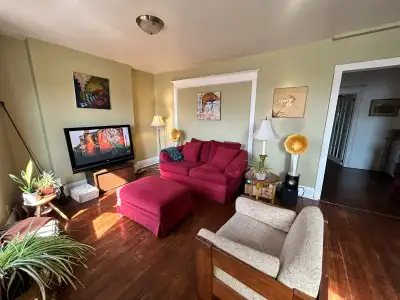 Short-term Room for Rent in a Bright Apt Available Now!
