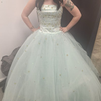 Starry night prom dress