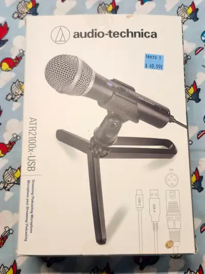 This Audio-Technica microphone is in good condition. Comes with box. Box is not okay condition, show...