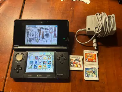 3DS (Modded) + games, View more