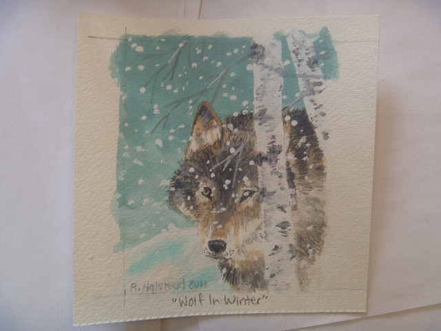 Timber Wolf  ORIGINAL ART - various sizes in Arts & Collectibles in Winnipeg