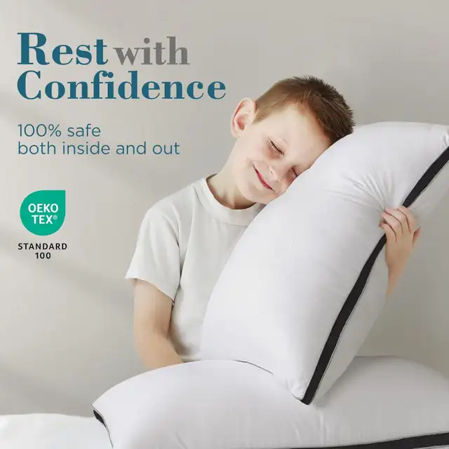 Viewstar Pillows Queen Size 2 Pack, Hotel Quality, Cooling Down in Bedding in City of Montréal - Image 7