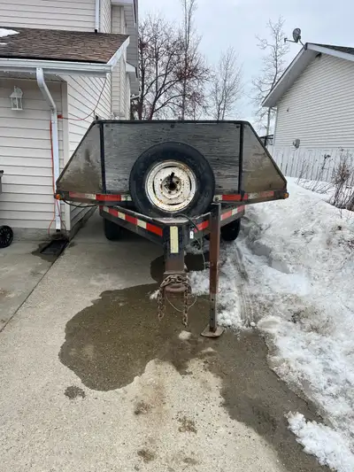 Home built trailer, trailer was built in 2002. Very solid trailer. I have owned this trailer since i...