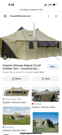 Cabelas ultimate Alaknak tent 12 x 20