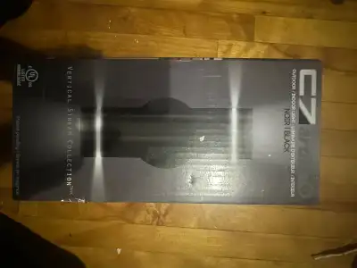 New: Artika C7 Modern Outdoor/Indoor Wall Light, Black Finish Ideal for Porch, Garage, Living Room,...