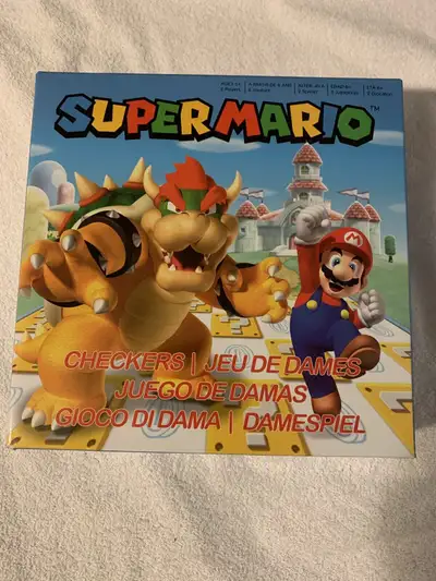 Super Mario Checkers Board Game, View more