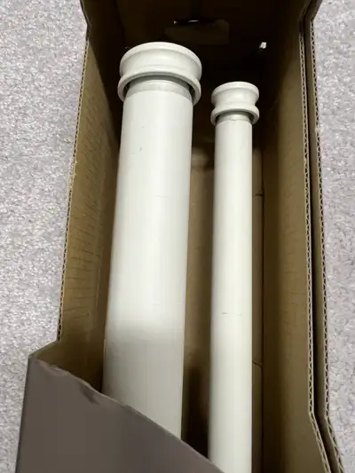 Double drapery rods with 2 sheers and 2 curtains, View more