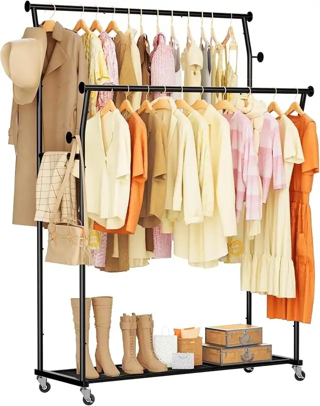 NEW IN BOX TechSpanner ® Double Rods Clothes Rack in Storage & Organization in Oakville / Halton Region - Image 2
