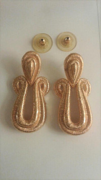 Givenchy Vintage Goldtone Door Knocker Earrings
