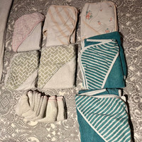 Ensemble de serviettes et débarbouillettes pour bébé 