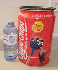 Vintage Chupa Chups Cola Mix Collectible Storage Tin