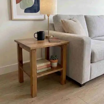 Solid Wood Side Table, View more