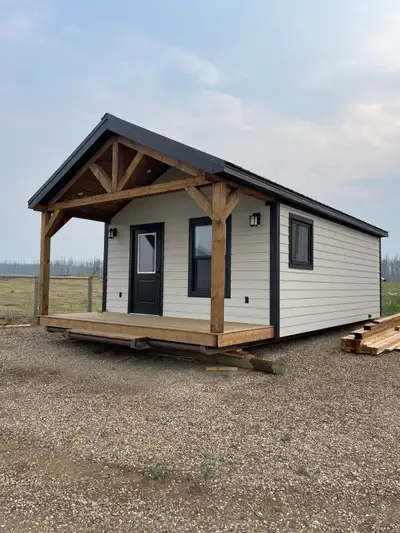 Selling my 16 by 24 self contained cabin. 6 foot covered deck Spray foam insulation all around Full...