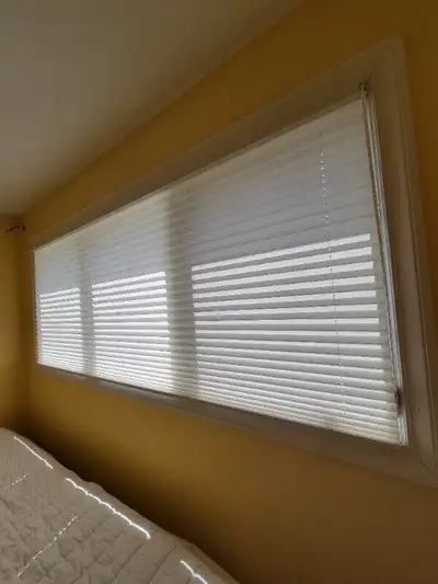 2 blinds - original cost 1000.00 plus tax Sizes: 1 blind 26" x 52"; 1 blind 85" x 34" These blinds a...
