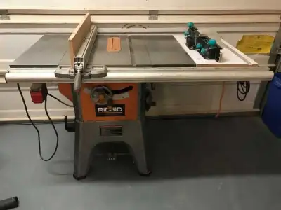 Ridgid Table Saw with Goodies!, View more