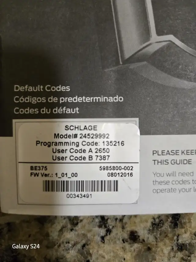 Schlage Keyless Entry Door Lock in Windows, Doors & Trim in Burnaby/New Westminster - Image 5