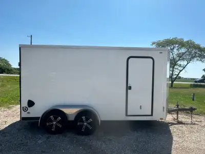 2022 Legend Enclosed Trailer Ramp 7x16 Dual 3500 lb axles Great Condition $8750